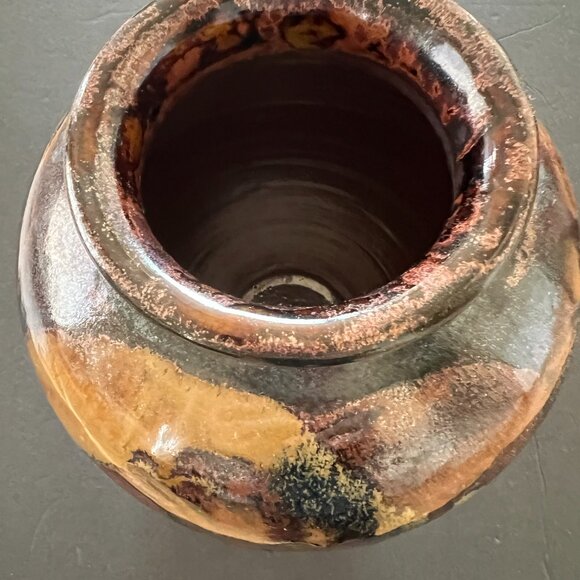 VINTAGE Brown Vase - Picture 2 of 6